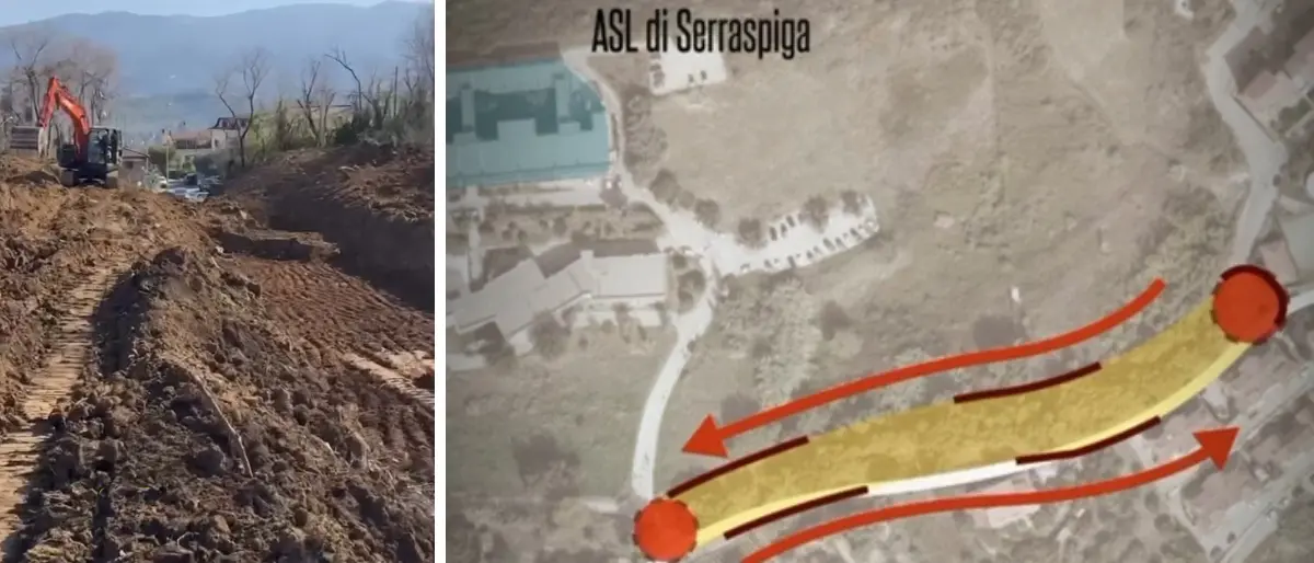 Raddoppio della strada tra Cosenza e Mendicino a Serra Spiga, il cantiere avanza rapidamente\n