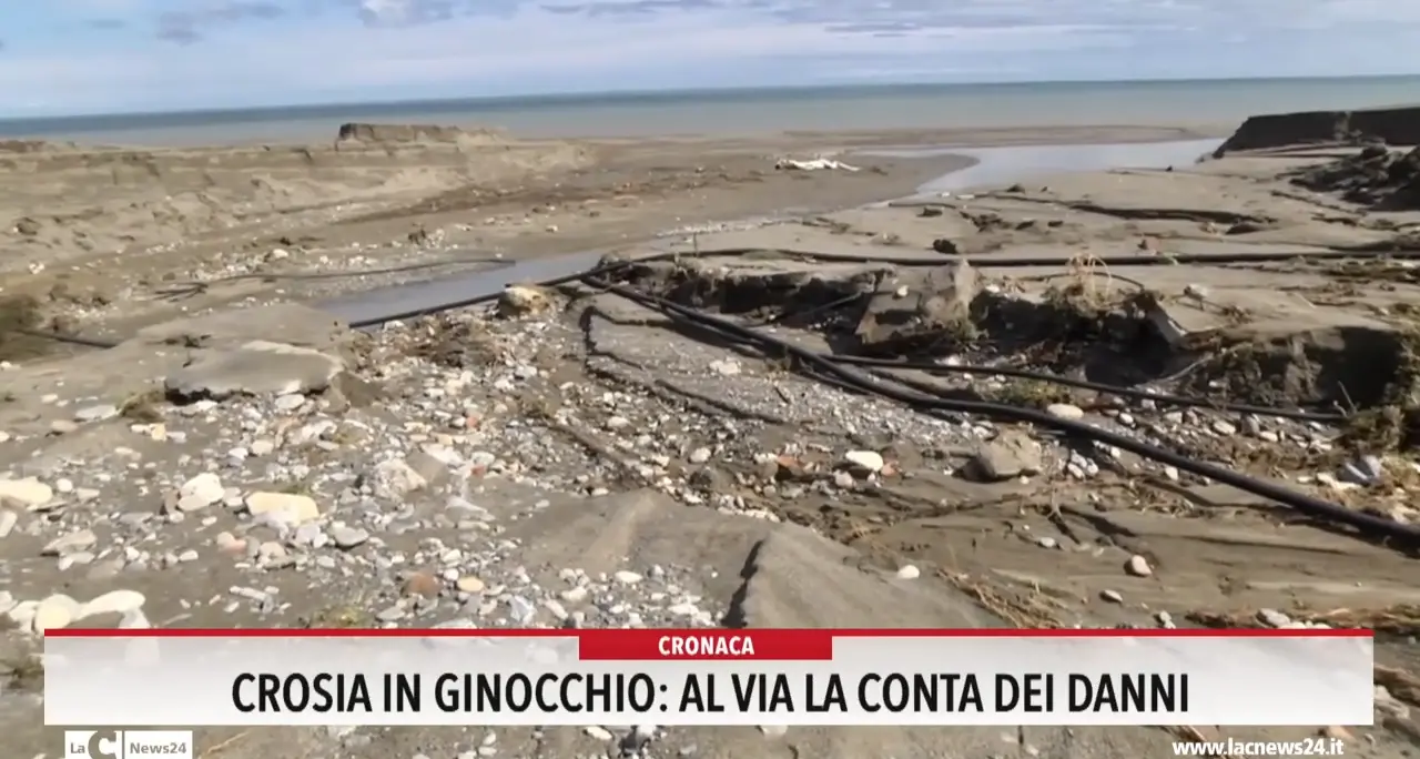 Crosia in ginocchio, al via la conta dei danni