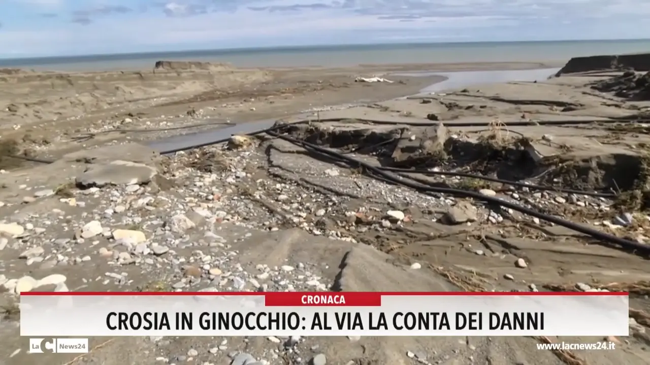 Crosia in ginocchio, al via la conta dei danni