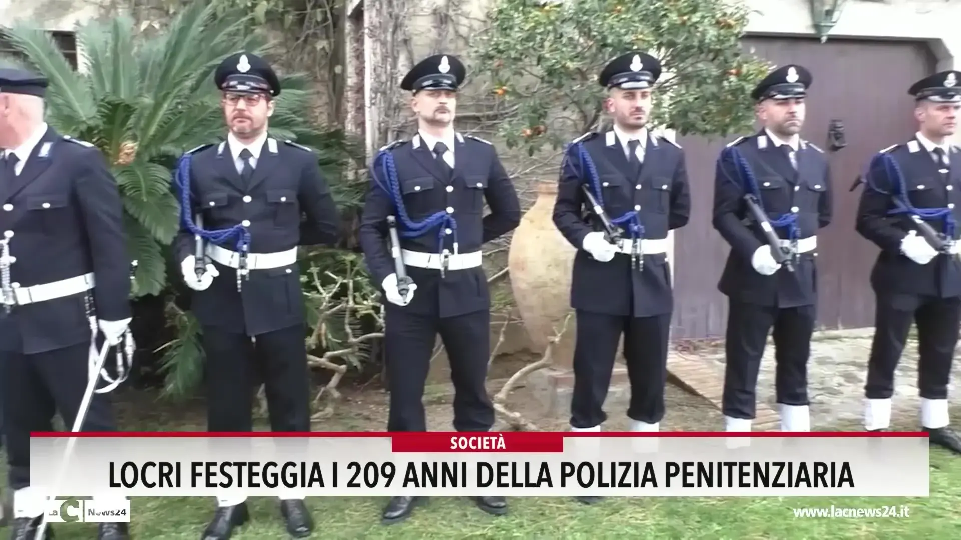 Locri festeggia i 209 anni della polizia penitenziaria