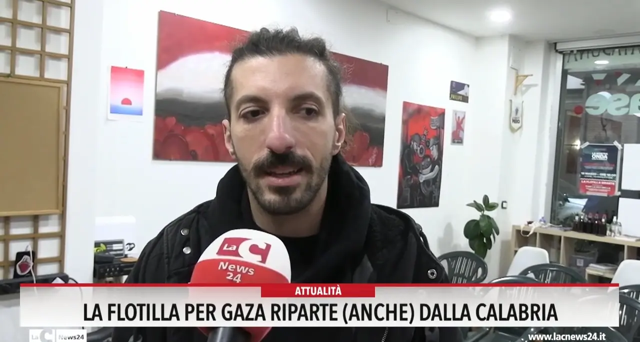 La Flottilla per Gaza riparte anche dalla Calabria