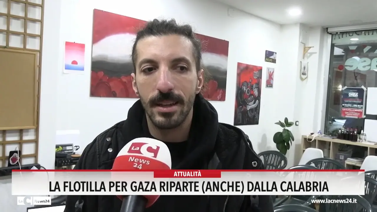 La Flottilla per Gaza riparte anche dalla Calabria