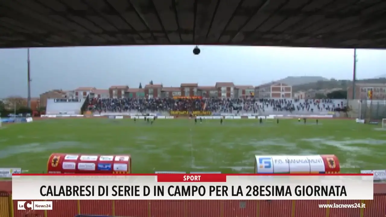 Serie D, calabresi in campo per la 28esima giornata