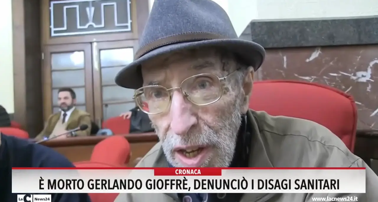 È morto Gerlando Gioffrè, denunciò i disagi sanitari