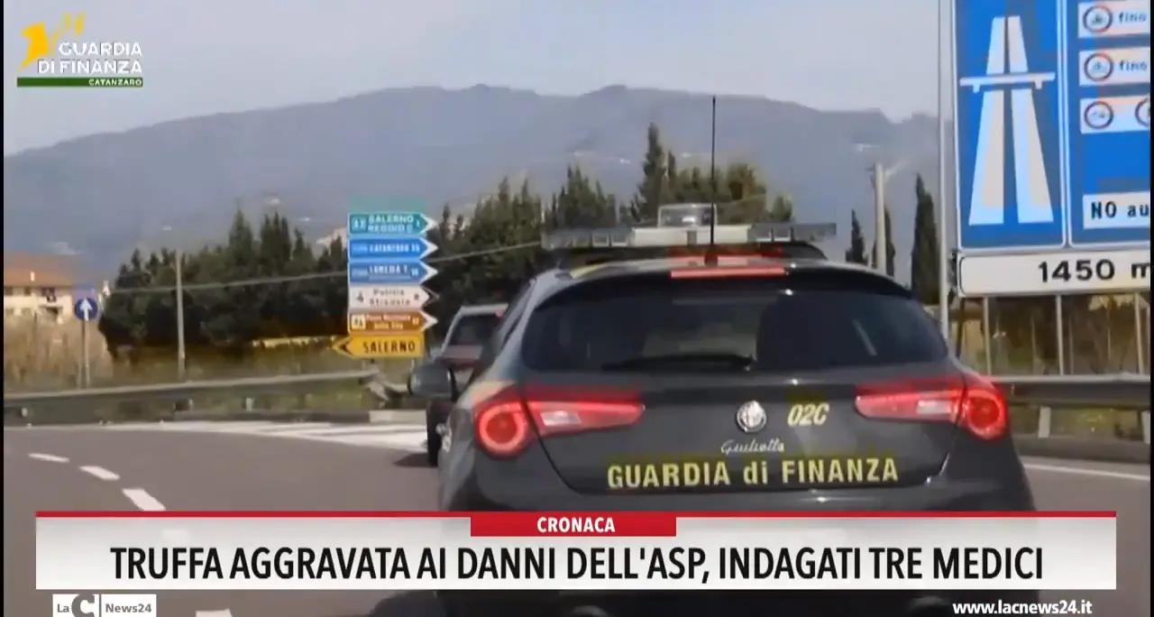 Truffa aggravata ai danni dell'Asp, indagati tre medici