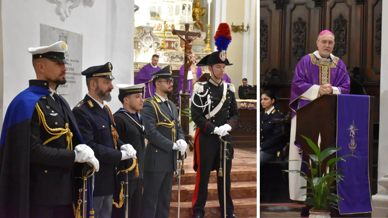 Verso Pasqua:\u00A0messa officiata dal vescovo Nostro con le Forze armate,\u00A0di polizia\u00A0e gli altri corpi dello Stato nel Duomo di San Leoluca\n