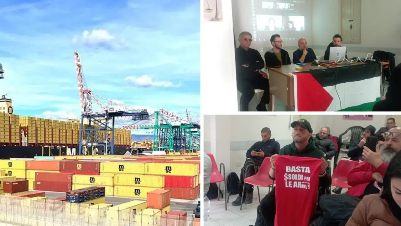 <p>A Gioia Tauro container sospetti verso Israele, l’allarme dei pacifisti: «La Calabria resti fuori dalle rotte di guerra»</p>