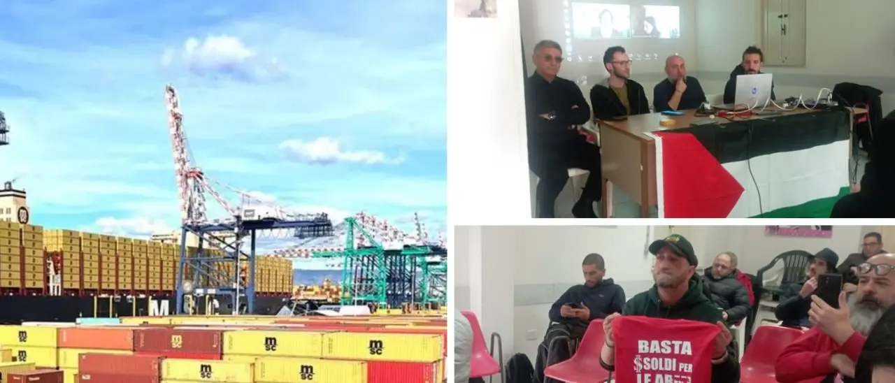 A Gioia Tauro container sospetti verso Israele, l’allarme dei pacifisti: «La Calabria resti fuori dalle rotte di guerra»\n