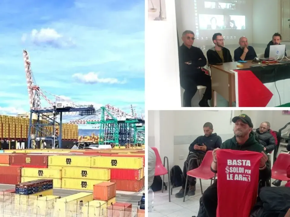 A Gioia Tauro container sospetti verso Israele, l’allarme dei pacifisti: «La Calabria resti fuori dalle rotte di guerra»