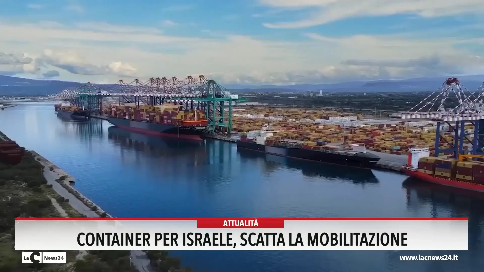 Container per Israele, scatta la mobilitazione