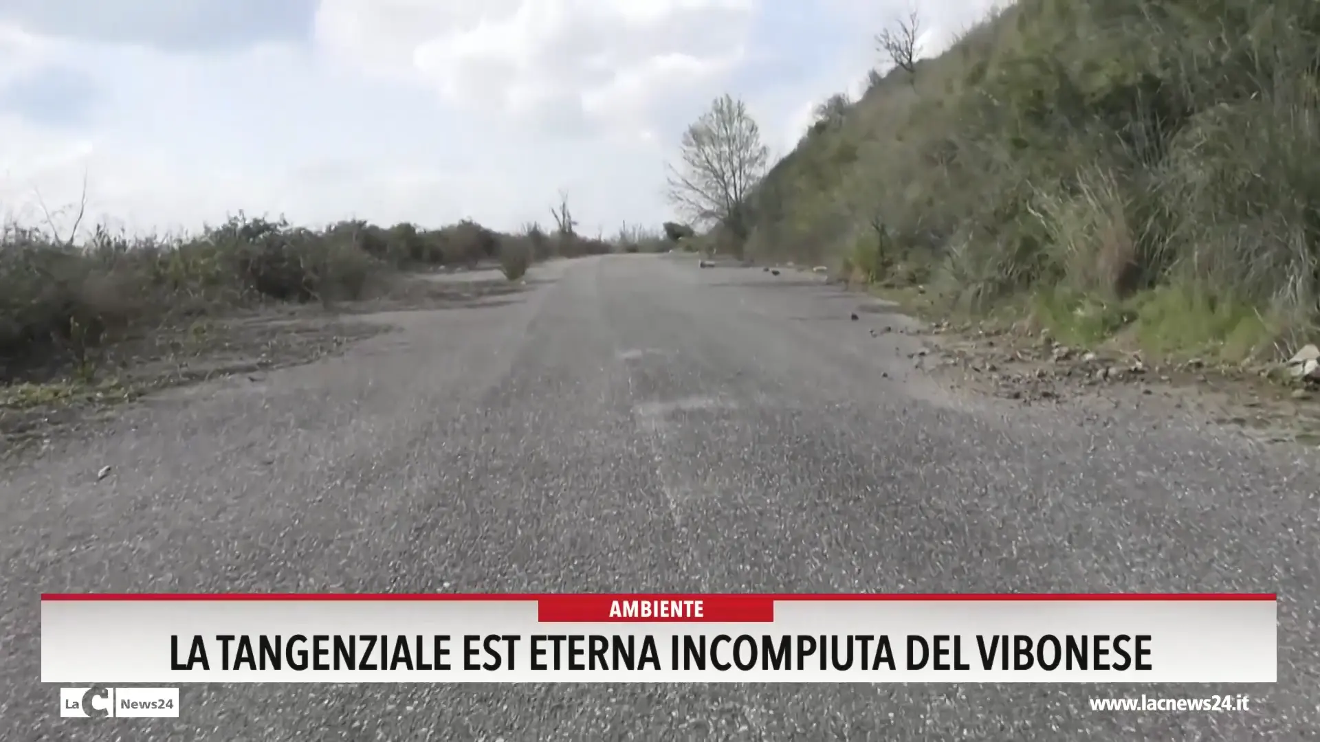 La Tangenziale Est esterna incompiuta del Vibonese