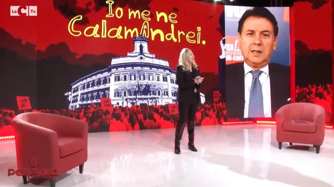 Giuseppe Conte a Perfidia: «Gratteri leader politico? Non credo»\n