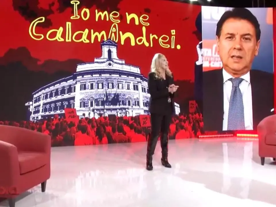 Giuseppe Conte a Perfidia: «Gratteri leader politico? Non credo»