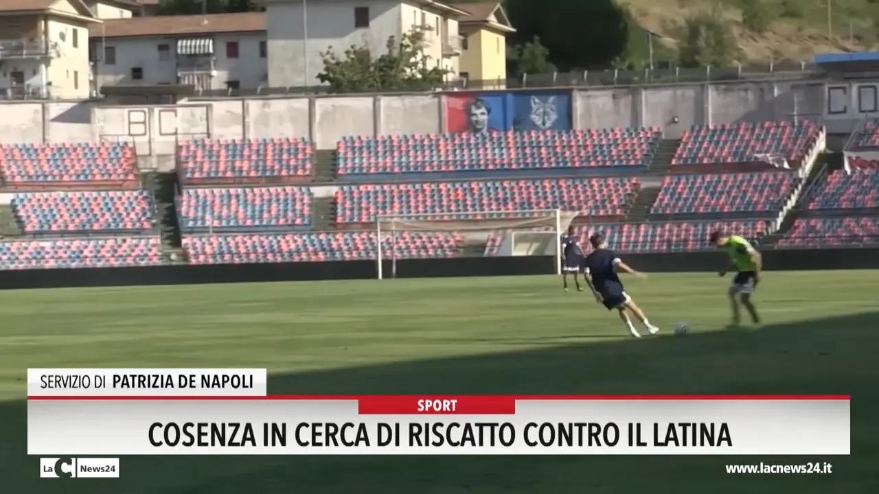 Cosenza in cerca di riscatto contro il Latina
