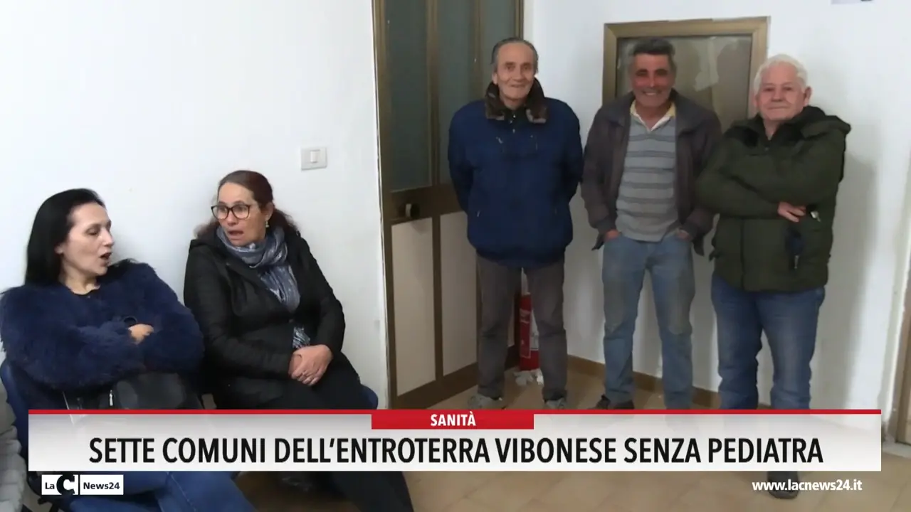 Sette comuni dell'entroterra vibonese senza pediatra