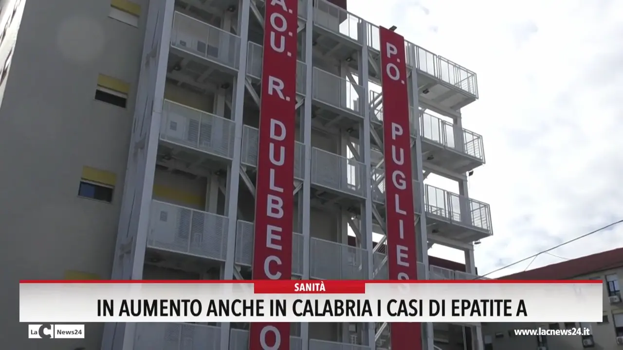 In aumento anche in Calabria i casi di epatite A
