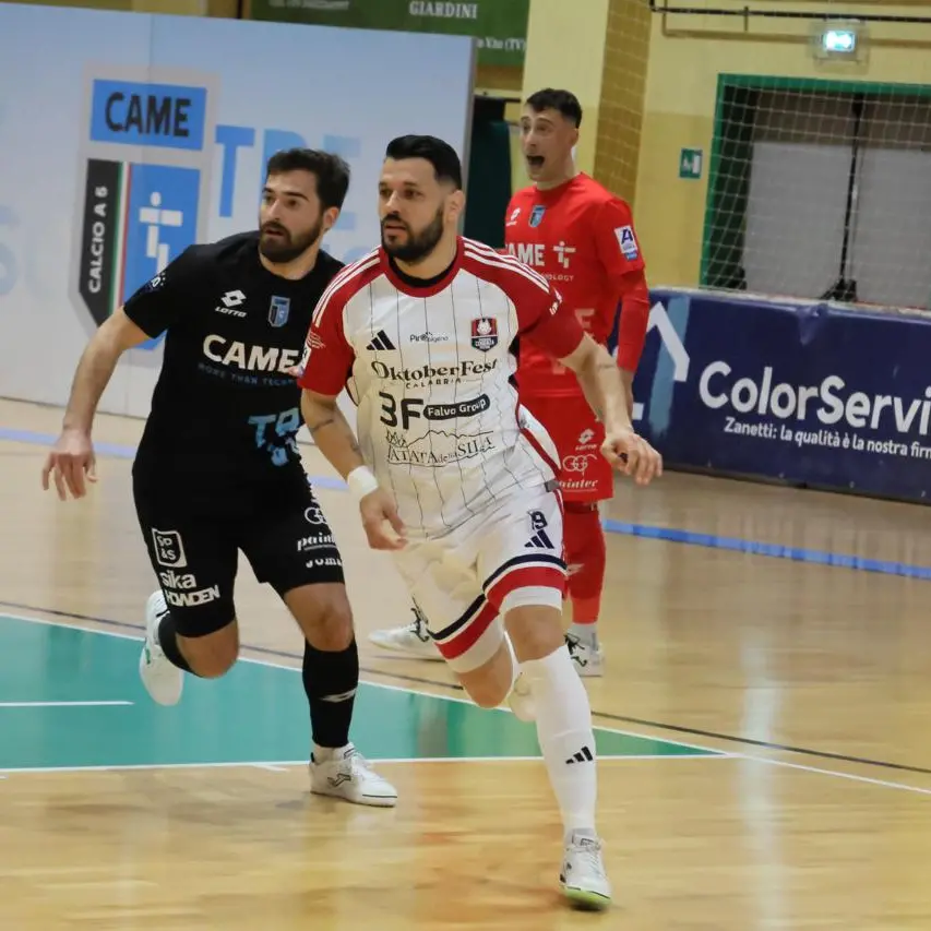 Nello scontro salvezza Treviso supera 4-2 la Pirossigeno Cosenza: Arrieta illude, poi la rimonta\n