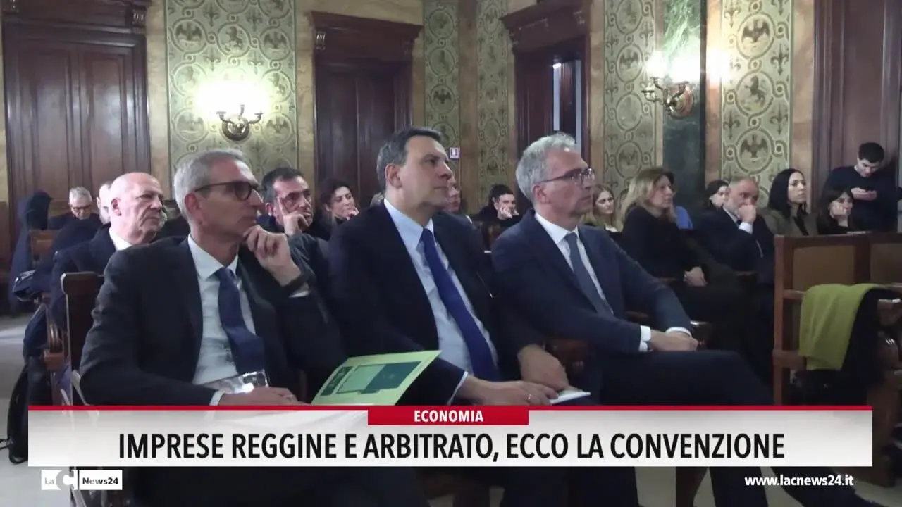Imprese reggine e arbitrato: ecco la convenzione