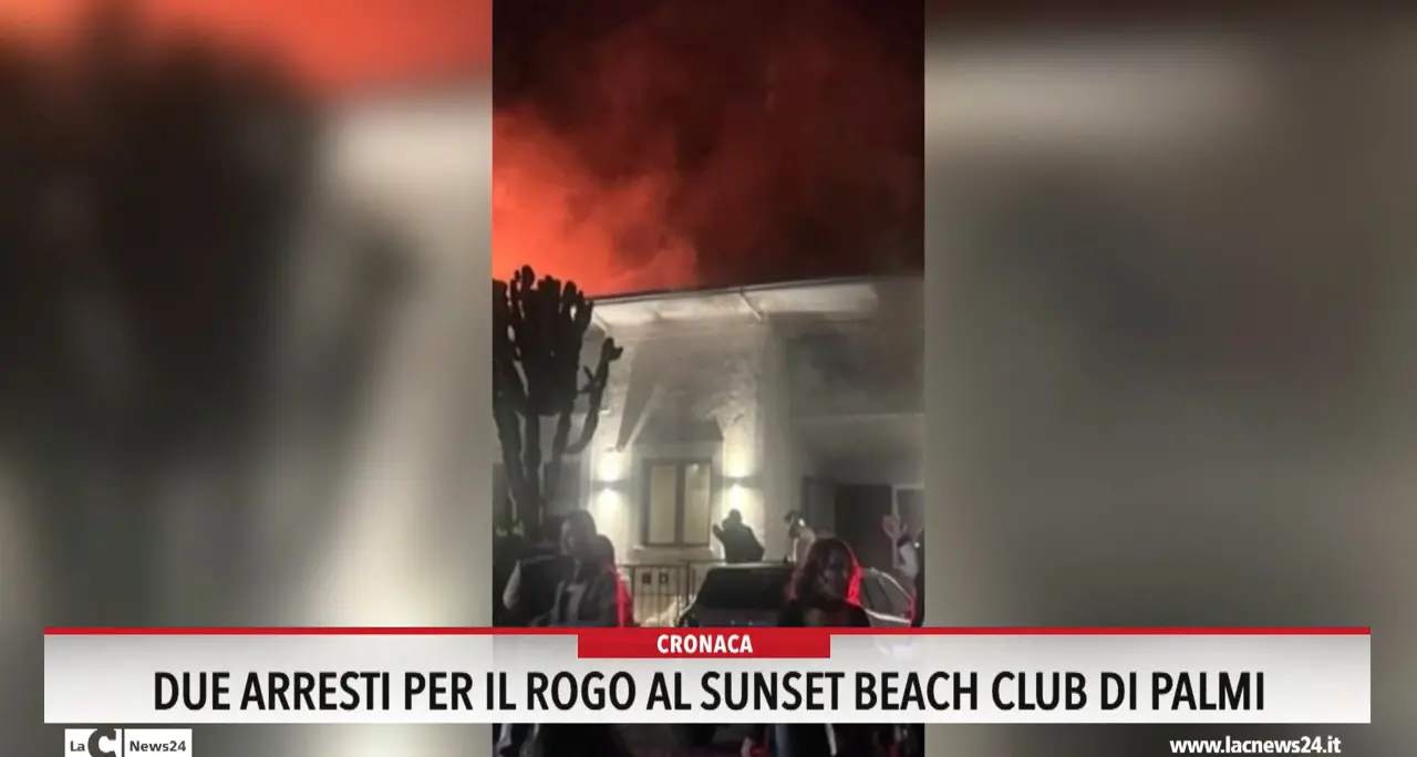 Due arresti per il rogo al Sunset beach club di Palmi