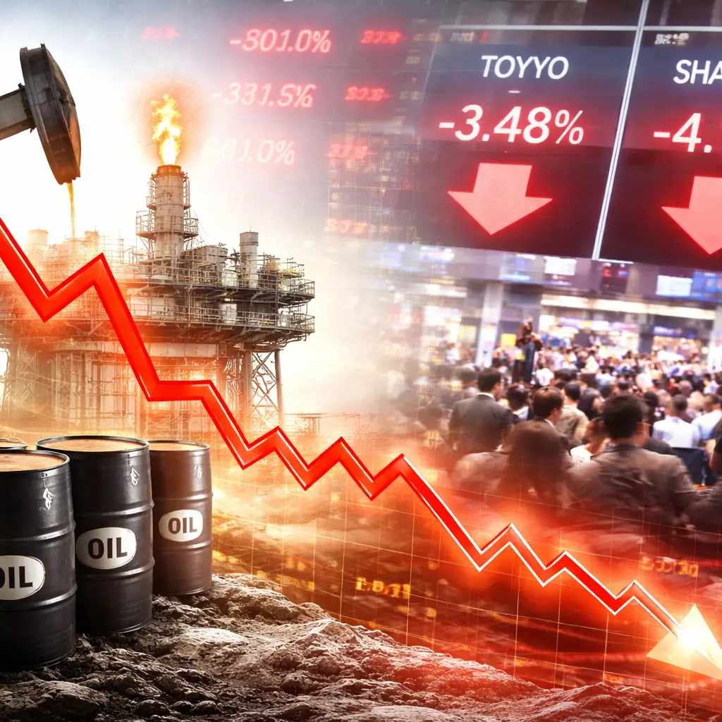 Petrolio, il prezzo sale ancora: borse asiatiche in caduta libera per la crisi Iran-USA\n