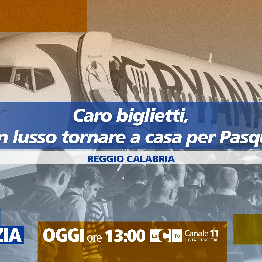 Il caro biglietti pesa sulla Pasqua, tornare a casa è un lusso: approfondimento a Dentro la Notizia\n