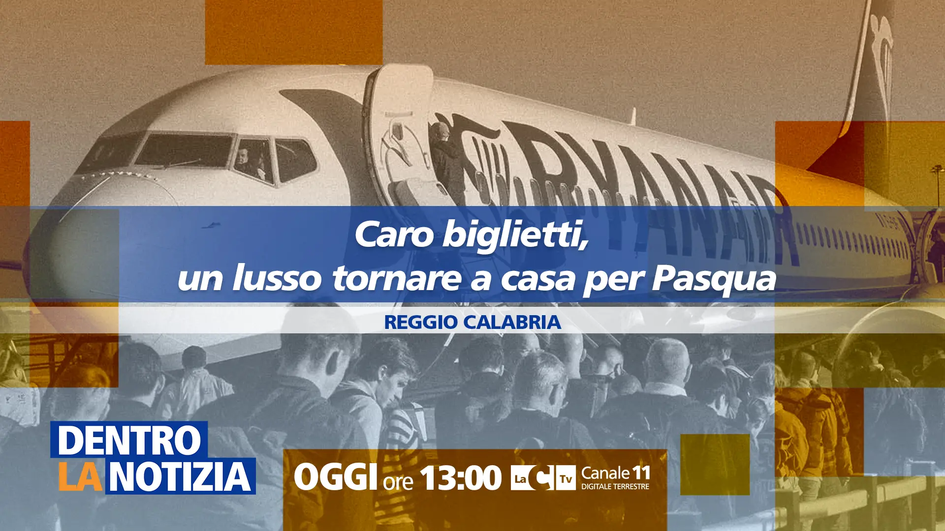 Il caro biglietti pesa sulla Pasqua, tornare a casa è un lusso: approfondimento a Dentro la Notizia\n
