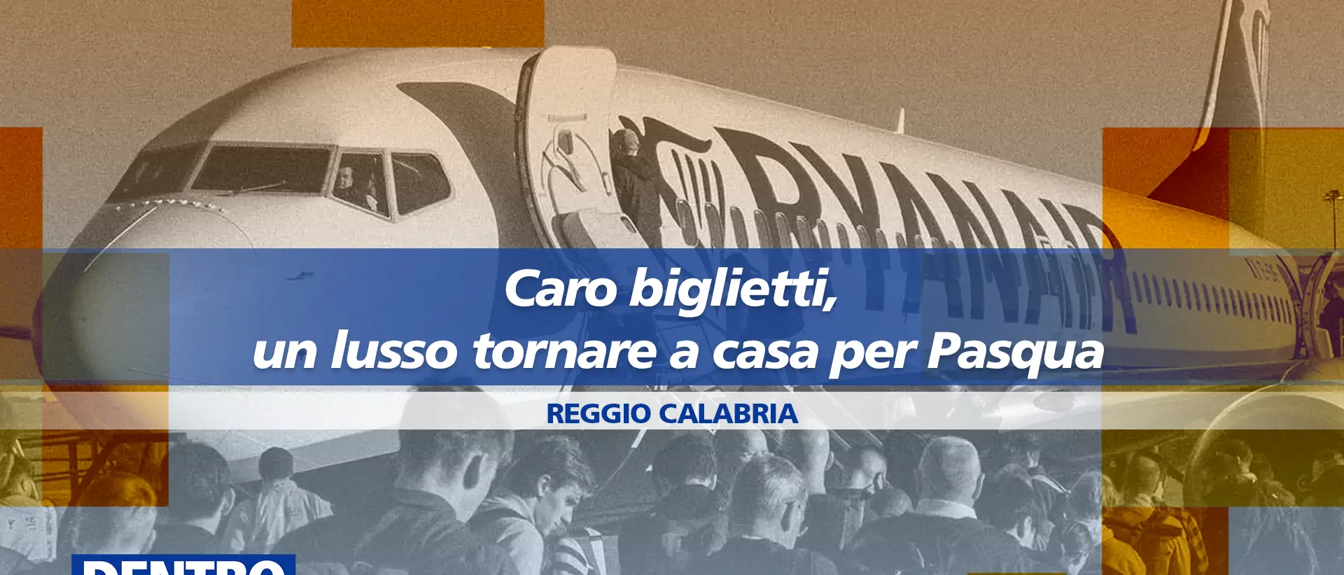 Il caro biglietti pesa sulla Pasqua, tornare a casa è un lusso: approfondimento a Dentro la Notizia\n
