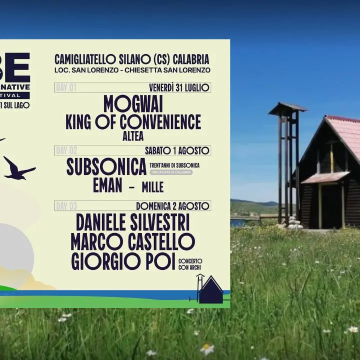 Concerti sul Lago, XVII edizione del Be Alternative Festival: appuntamento dal 31 luglio al 2 agosto\n