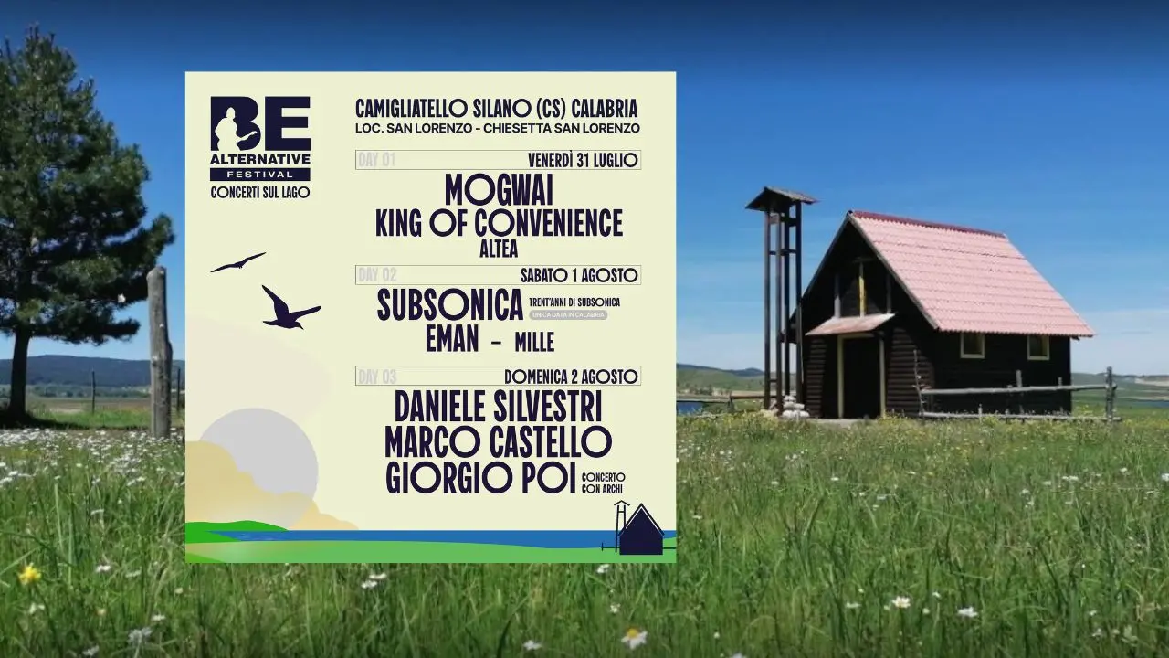 Concerti sul Lago, XVII edizione del Be Alternative Festival: appuntamento dal 31 luglio al 2 agosto\n