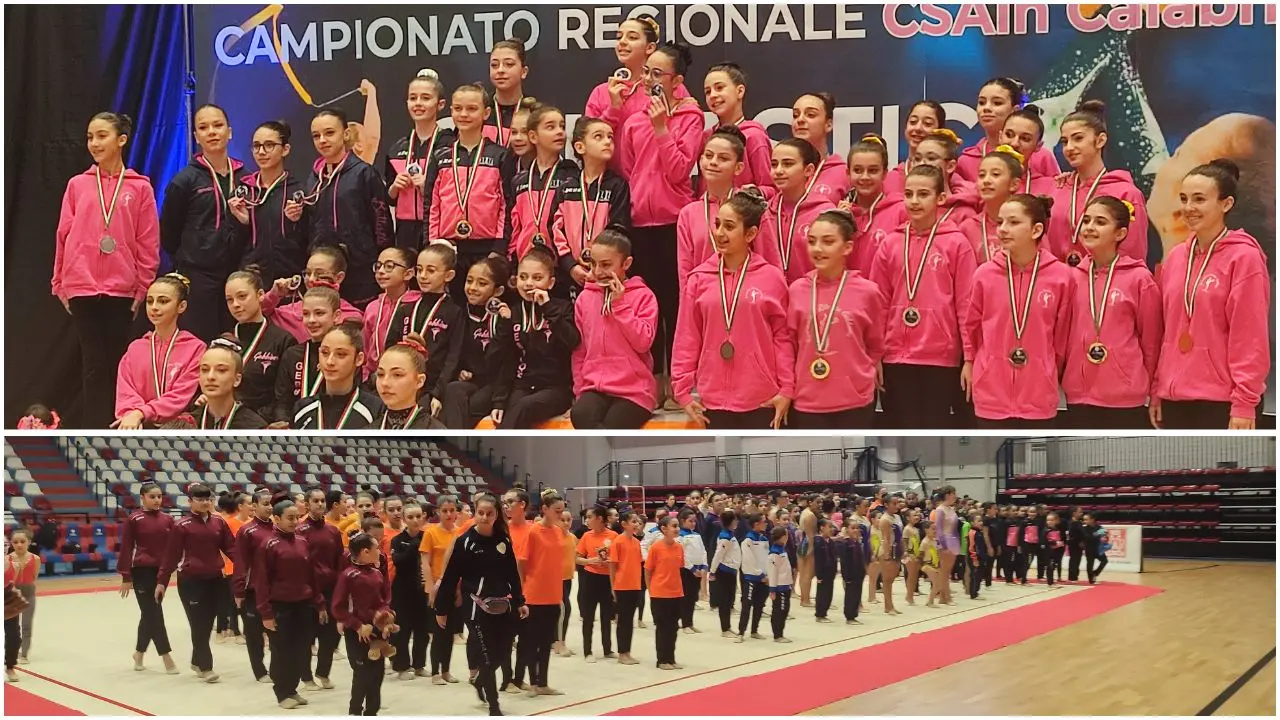 Numeri da record ai Regionali CSAIn di ginnastica ritmica: Di Tillo: «La qualità ammirata ci sprona a fare ancora meglio»\n