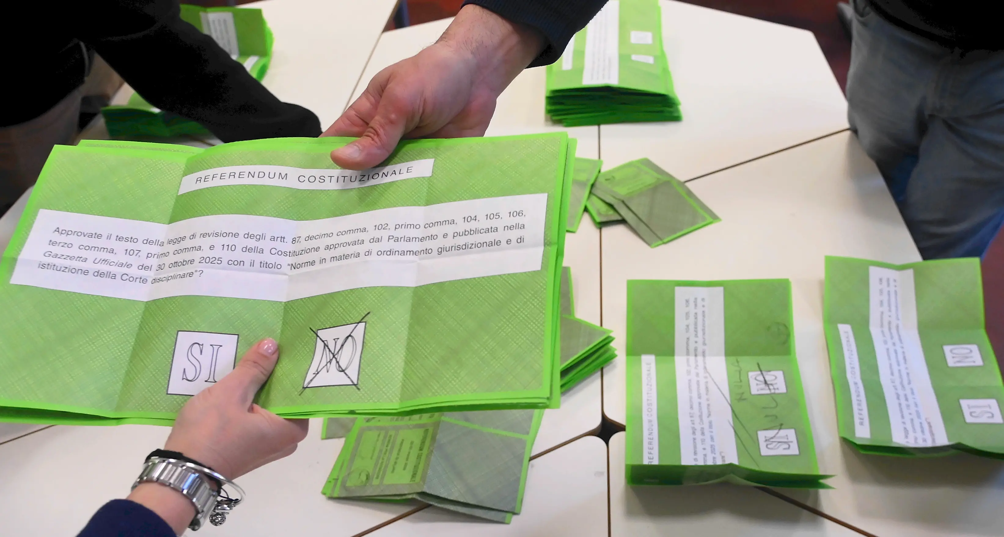 <p>Referendum giustizia, <span style=\"color:hsl(0, 75%, 60%);\">la Calabria boccia la riforma</span>: il No quasi al 57% vince dappertutto tranne nel Reggino</p>