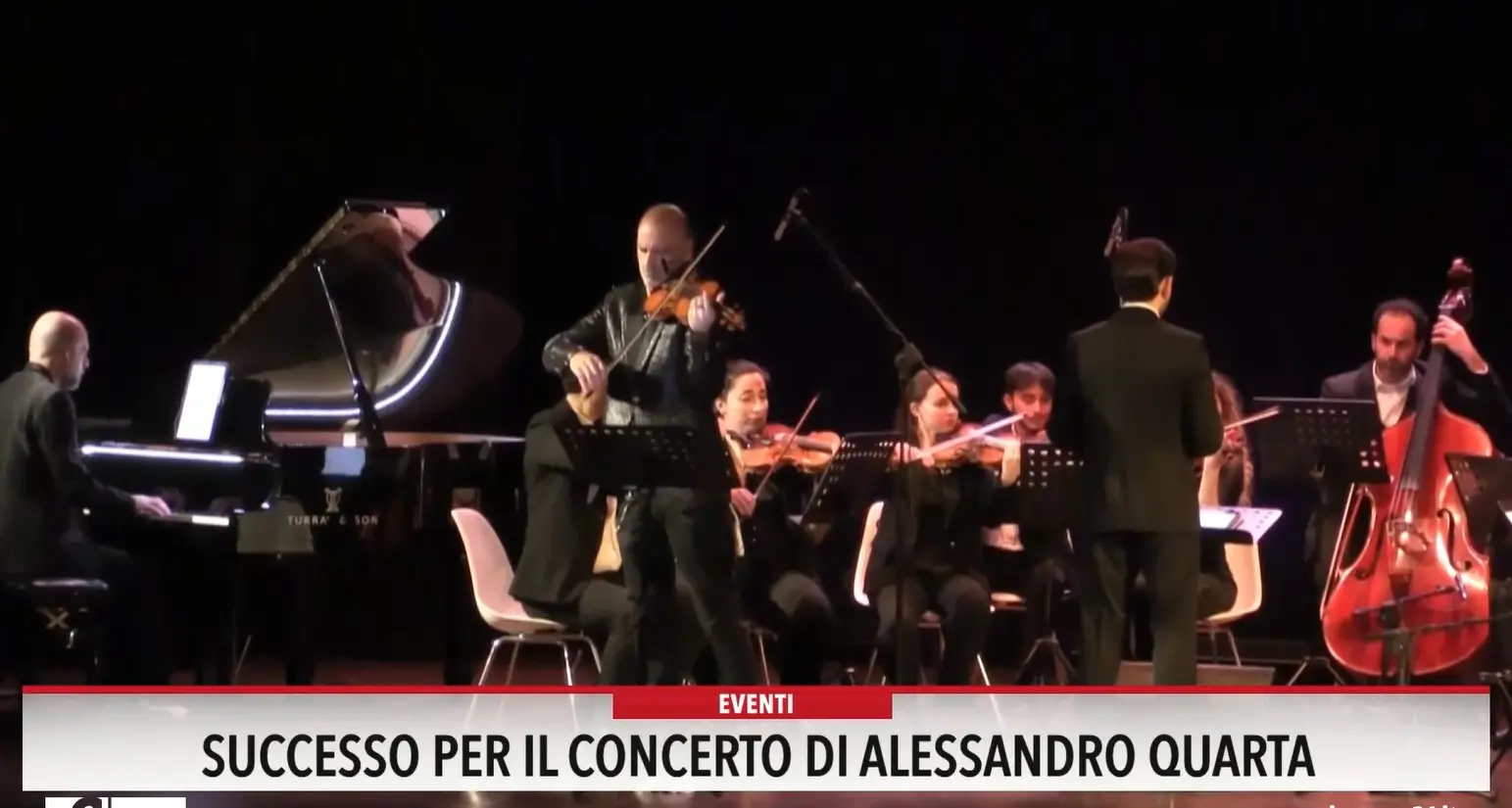 Successo per il concerto di Alessandro Quarta