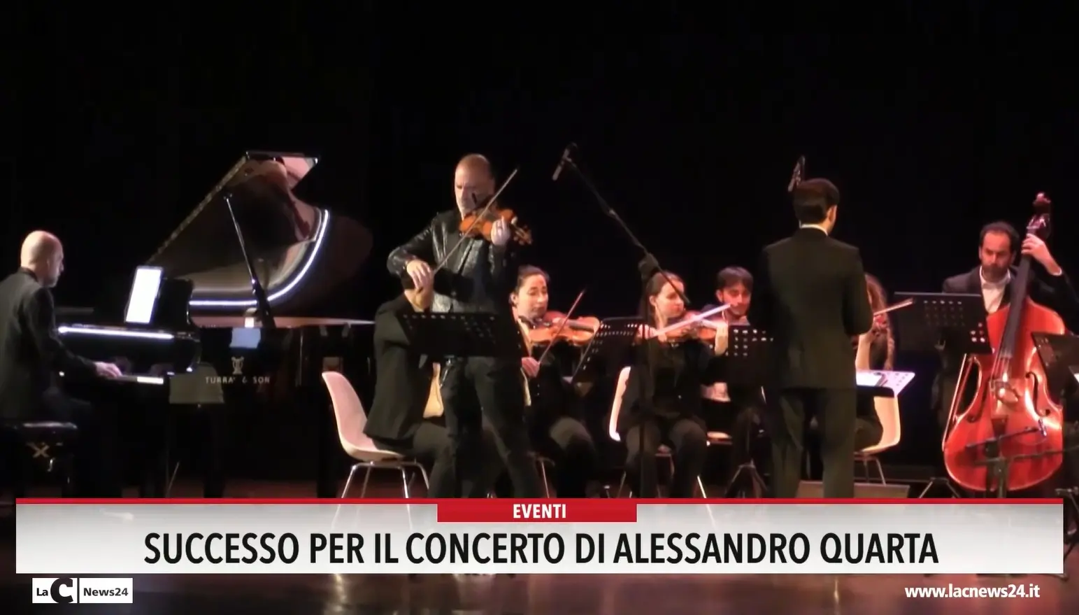 Successo per il concerto di Alessandro Quarta