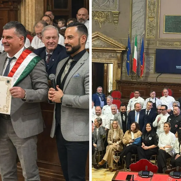 Roma, lo chef calabrese Agostino Bilotta insignito della nomina di Ambasciatore del gusto