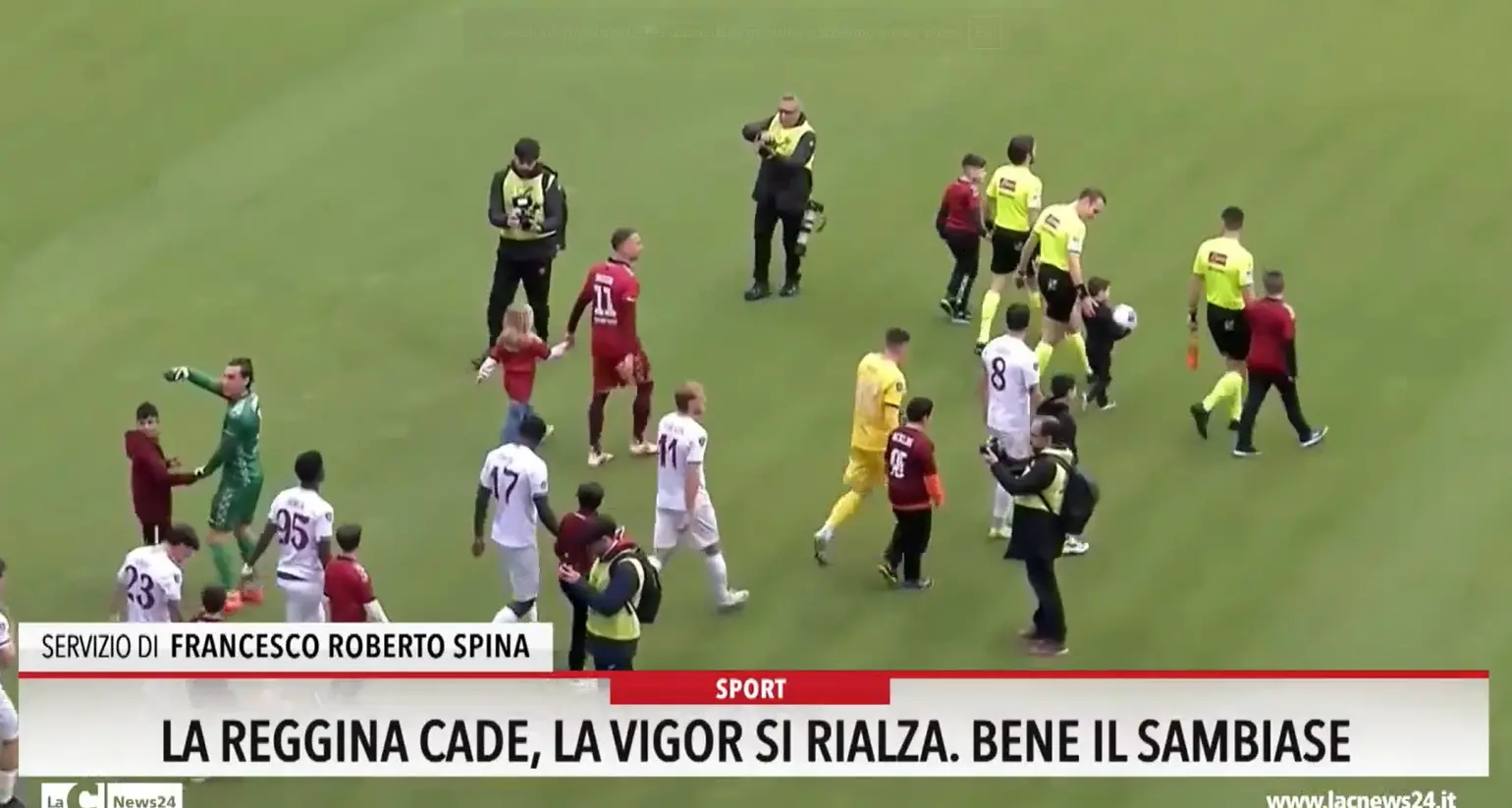 La Reggina cade, la Vigor si rialza. Bene il Sambiase