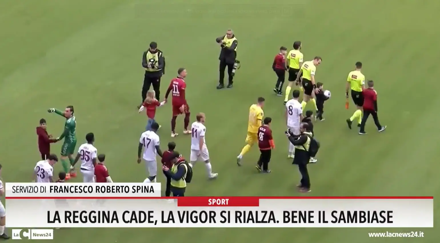 La Reggina cade, la Vigor si rialza. Bene il Sambiase
