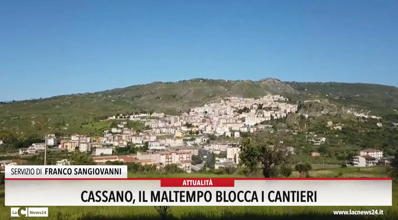 Cassano, il maltempo blocca i cantieri