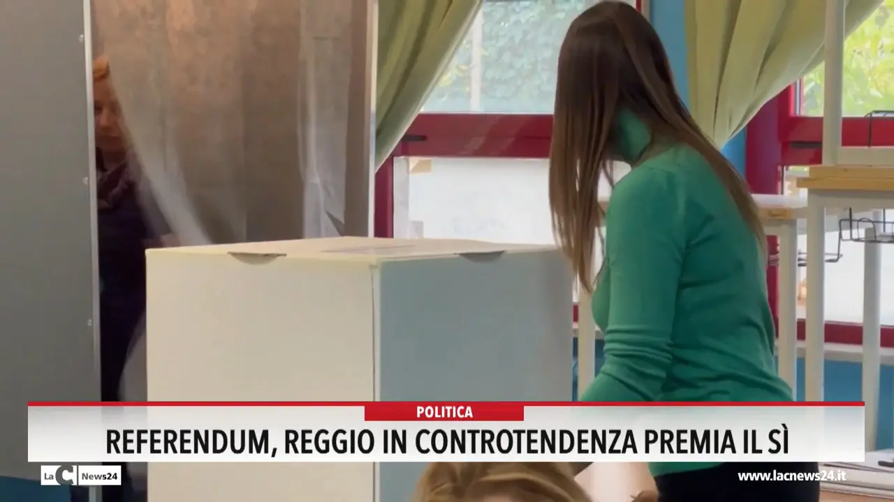 Referendum, Reggio in controtendenza premia il Sì