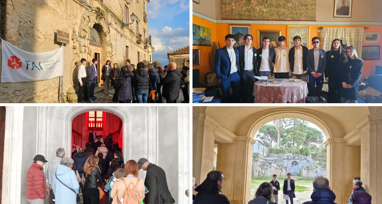 I palazzi storici di Vibo\u00A0incantano i visitatori nelle Giornate Fai di primavera: a fare da ciceroni gli studenti di Capialbi e Berto\u00A0\n