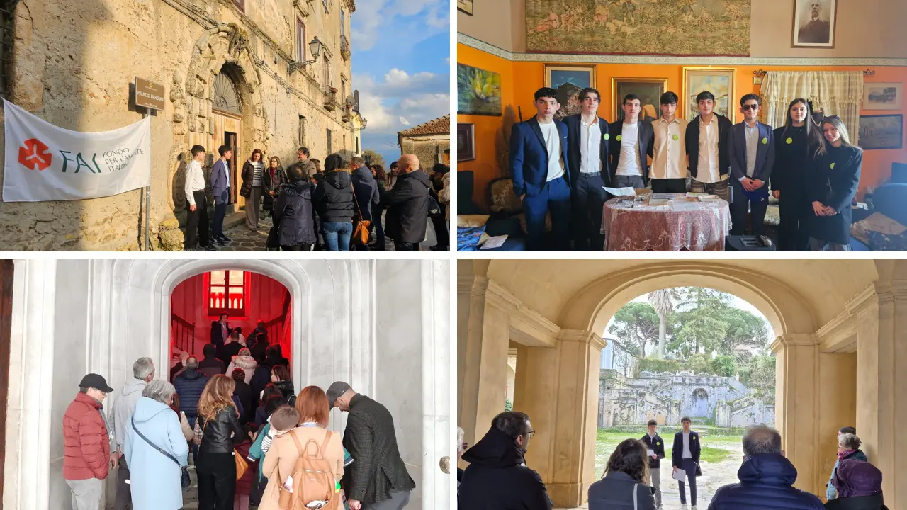 I palazzi storici di Vibo\u00A0incantano i visitatori nelle Giornate Fai di primavera: a fare da ciceroni gli studenti di Capialbi e Berto\u00A0\n