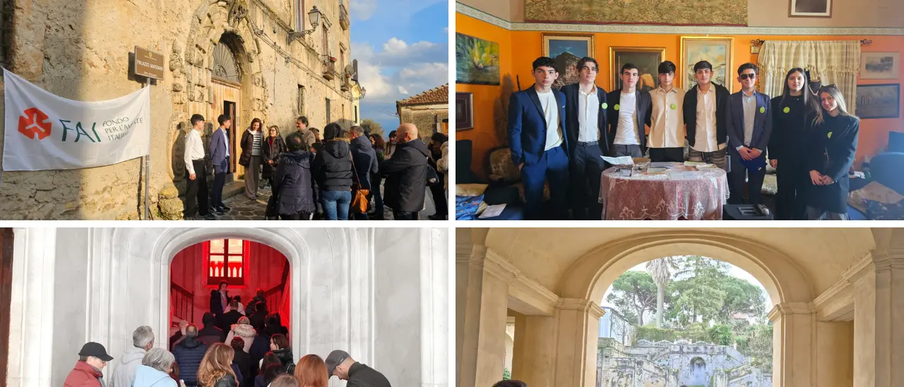 I palazzi storici di Vibo\u00A0incantano i visitatori nelle Giornate Fai di primavera: a fare da ciceroni gli studenti di Capialbi e Berto\u00A0\n