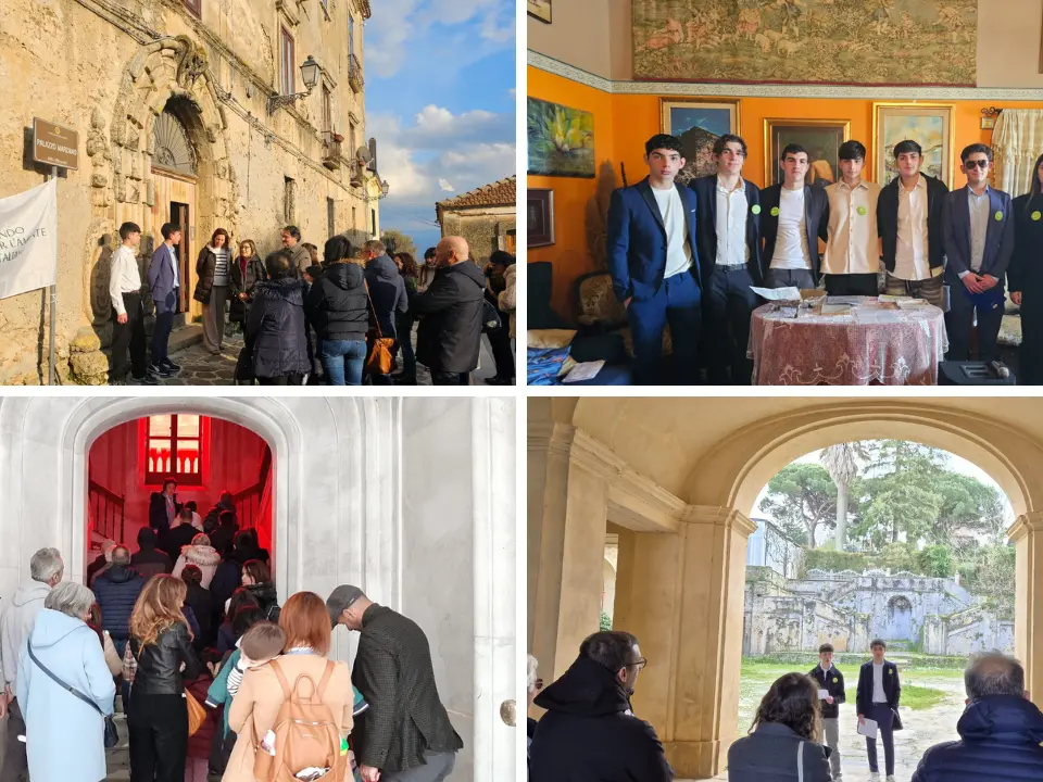 I palazzi storici di Vibo incantano i visitatori nelle Giornate Fai di primavera: a fare da ciceroni gli studenti di Capialbi e Berto