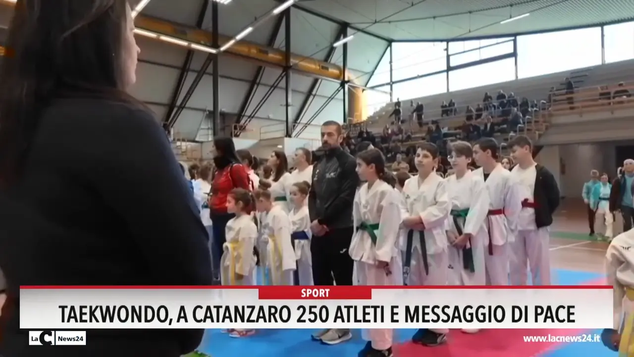 Taekwondo, a Catanzaro 250 atleti e messaggio di pace