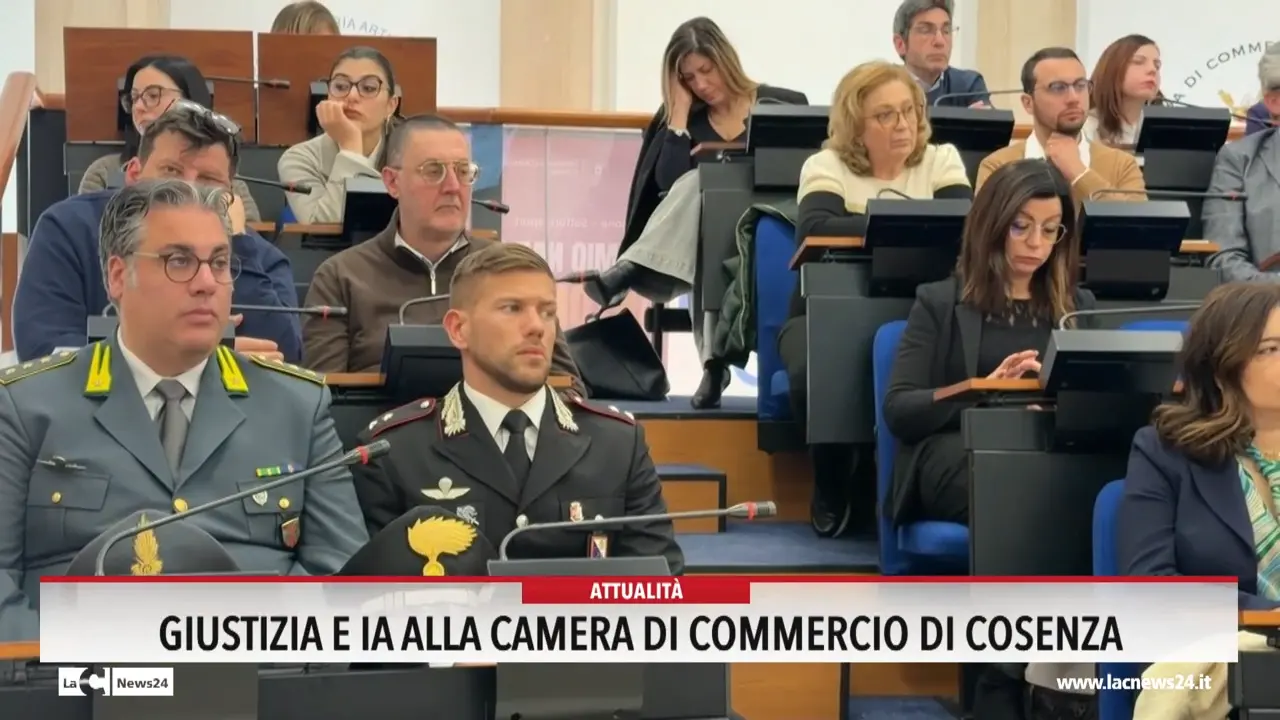 Giustizia e Ia alla Camera di commercio di Cosenza