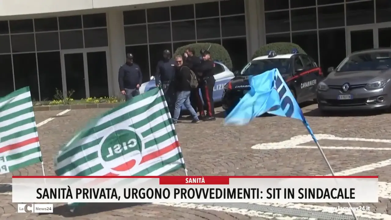 Sanità privata, urgono provvedimenti: sit in sindacale