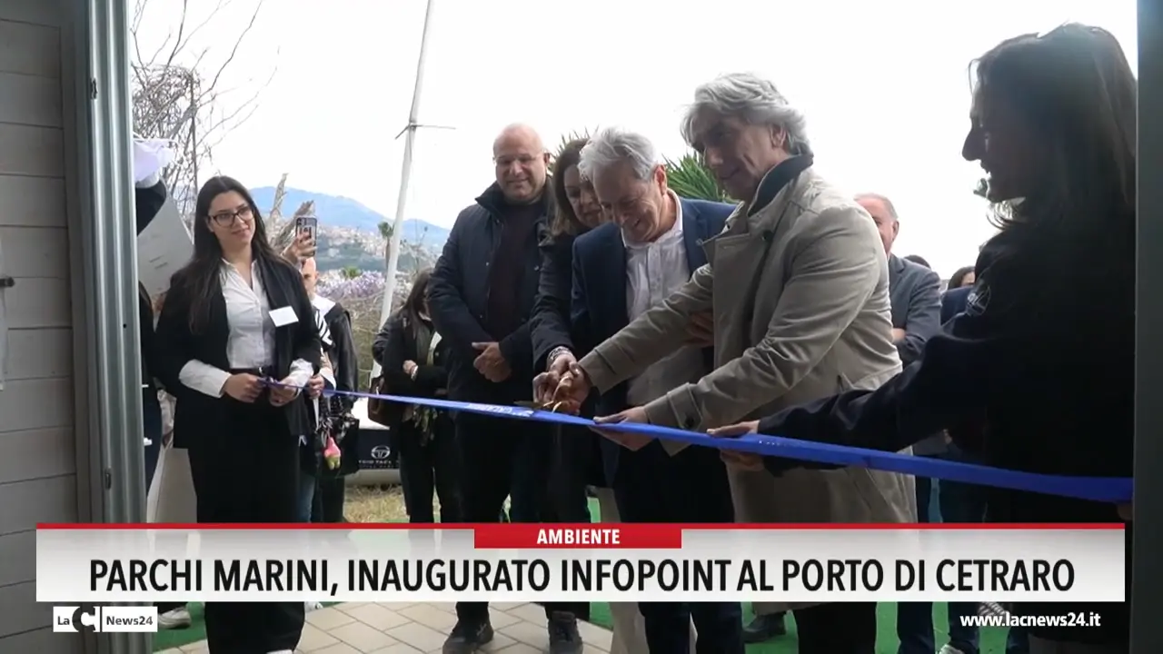 Parchi marini, inaugurato infopoint al porto di Cetraro