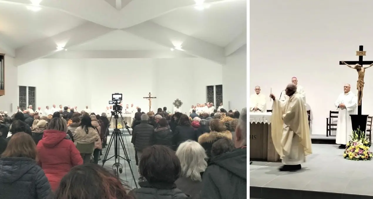 Vibo, oltre mille fedeli per la cerimonia di consacrazione della nuova chiesa della Sacra famiglia\n