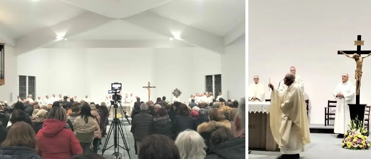 Vibo, oltre mille fedeli per la cerimonia di consacrazione della nuova chiesa della Sacra famiglia\n