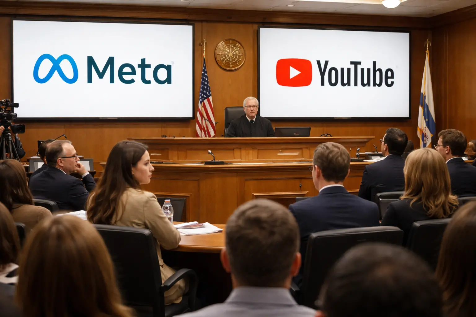 Sentenza storica negli USA:\u00A0Meta e YouTube condannati\u00A0perché creano dipendenza\n