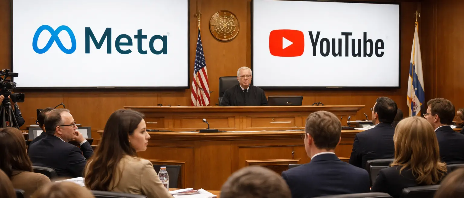 Sentenza storica negli USA:\u00A0Meta e YouTube condannati\u00A0perché creano dipendenza\n